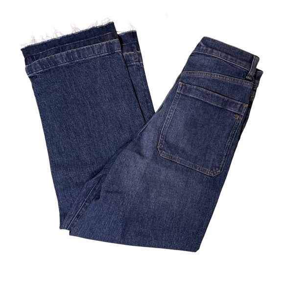 NWT Madewell Emmett Wide-Leg Jean: Let Down Hem Edition Sz 29W - Picture 5 of 12